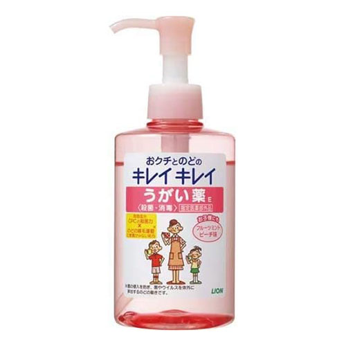 키레이키레이 목가글약 후르츠민트복숭아맛 200ml  【지정의약부외품】