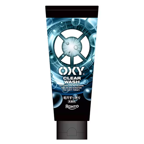 로토제약 오키시(OXY) 클리어 워시 남성용 세안제 대용량 200g [의약부외품] 