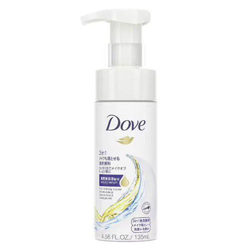 도브 Dove 3in1 메이크업까지 지워지는 거품 세안제 135mL