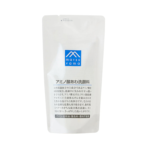 마츠야마 유지 M마크 아미노산 거품 세안제 저자극 무향 거품 타입 세안제  120mL 리필