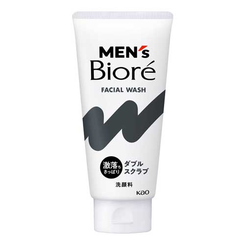맨즈 비오레 더블 스크럽 폼클렌징 130g