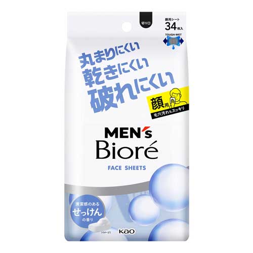맨즈 비오레 페이스시트 비누향 34매