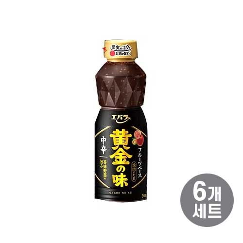 에바라 황금의 맛 중간 매운맛 360g 6개