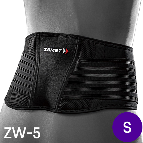 잠스트 ZAMST ZW-5시리즈 허리 서포터 (경량형 / 압박 조절 / 통기성) S사이즈