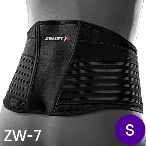 잠스트 ZAMST ZW-7 허리 서포터 하드 서포트 타입 움직이기 쉬운 고정력 S사이즈